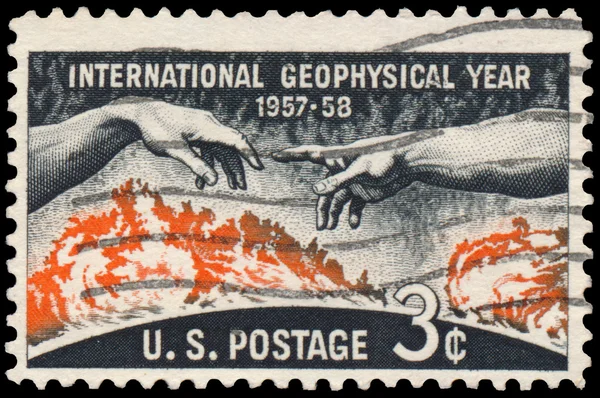 Stamp printed in United States of America shows \