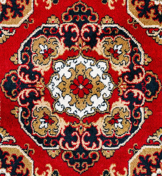 Red Oriental Carpet Texture Background
