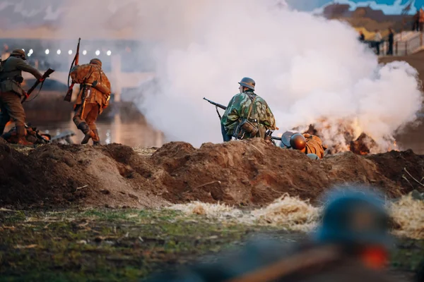 Reconstruction of Battle during events dedicated to 70th anniver