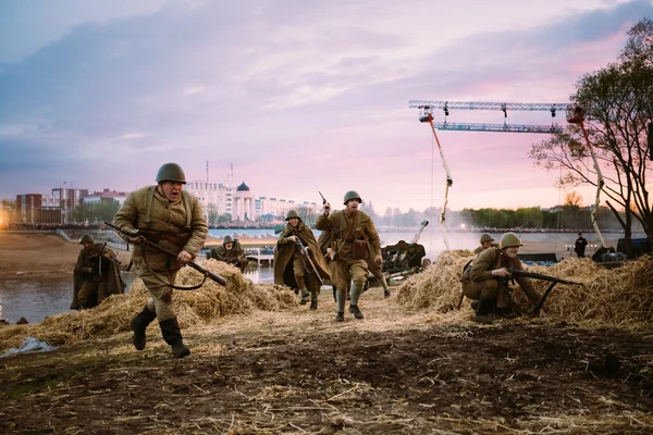 Reconstruction of Battle during events dedicated to 70th anniver