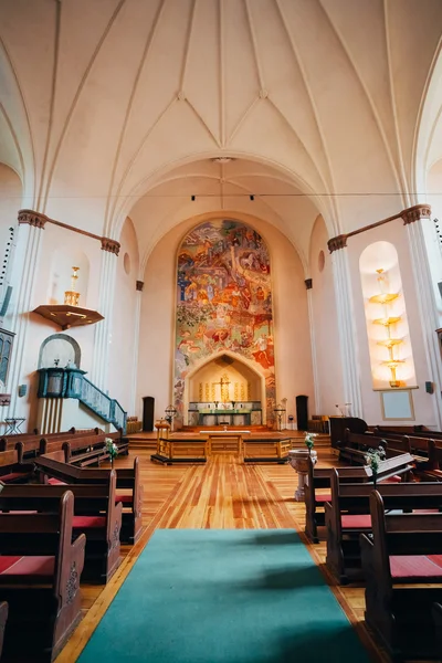 Interior Of Sofia Kyrka Sofia Church In Stockholm, Sweden