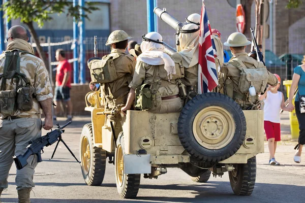 Patrol British army soldiers