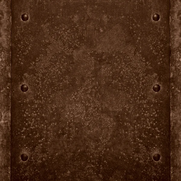 Brown rusted steel background
