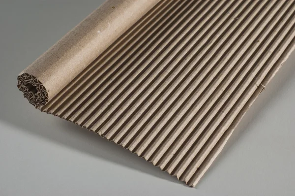 Photo of corrugated cardboard