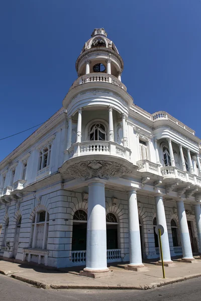 Cuba - colonial town architecture. Old town of Cienfuegos. UNESCO World Heritage Site.