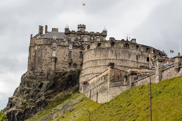 Facade of Edinburgh Castle - Edinburgh - Scotland - View at Edinburgh form Edinburgh Castle - Edinburgh - Scotland - United Kingdom of Great Britain and Northern Ireland