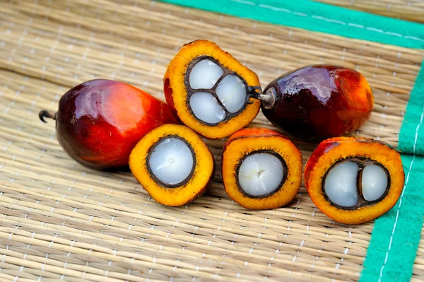 Fresh oil palm fruits,