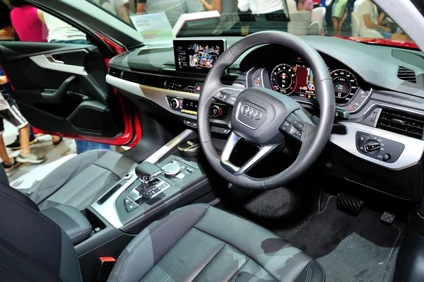 Interior of the all-new Audi A4 display during the Singapore Motorshow 2016