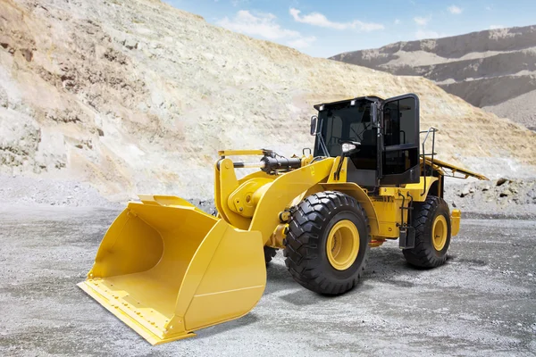 Wheel loader on the mining site