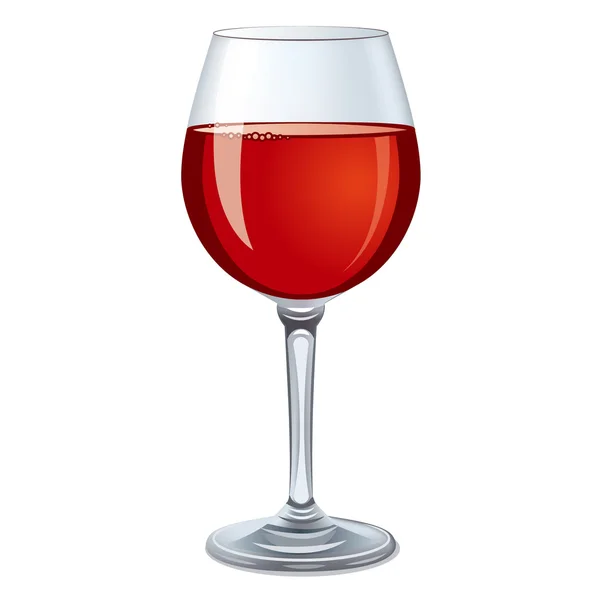 Red wine glass