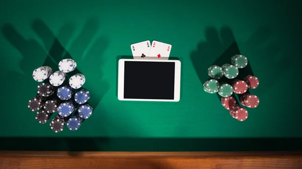 Online poker game app concept
