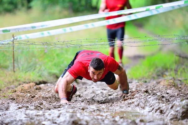 Gladiator Race - extreme obstacle race in La Fresneda, Spain.