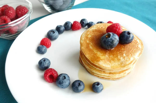 Berries Pancakes Breakfast