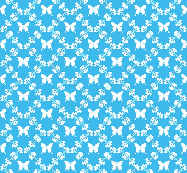 Seamless pattern. Wallpaper for wall. Blue