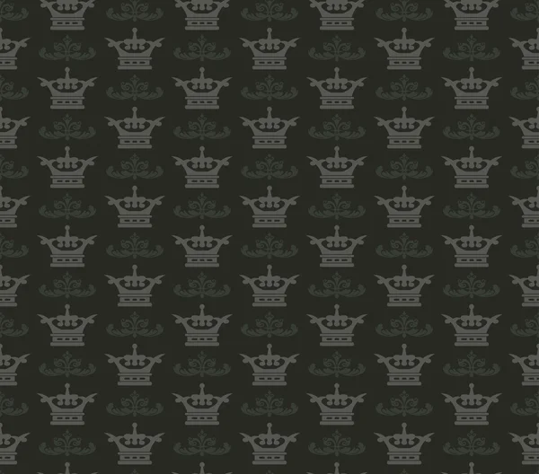 Seamless pattern. Royal Wallpaper. Background. Dark