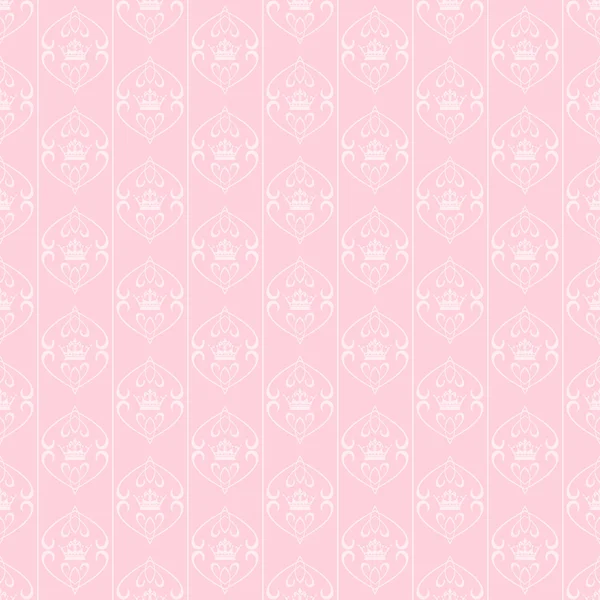 Seamless pattern. Royal Wallpaper. Pink