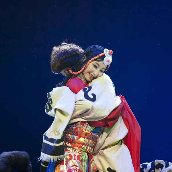 Tibetan national dancers
