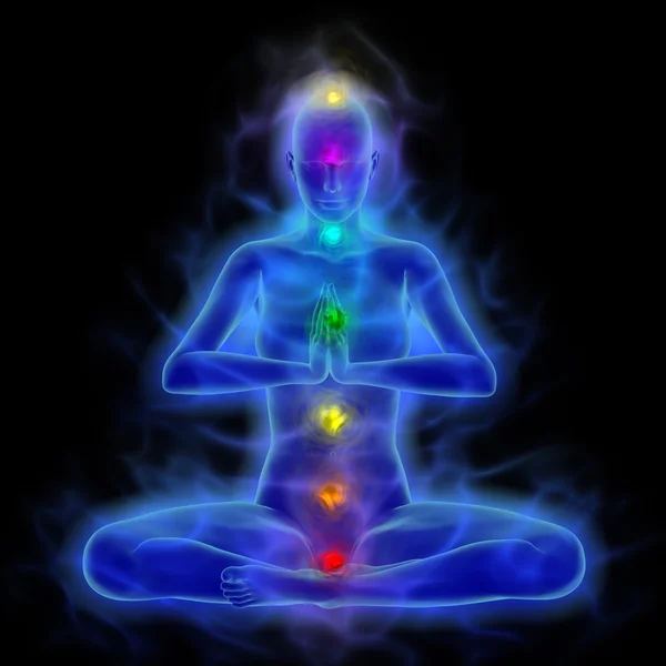 Aura - energy body - healing energy in meditation
