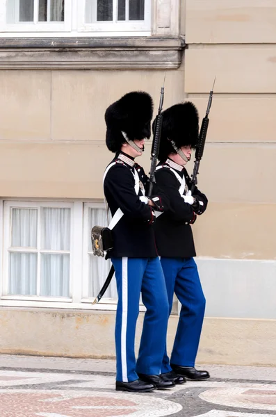 Royal guard at Amalienborg Slot