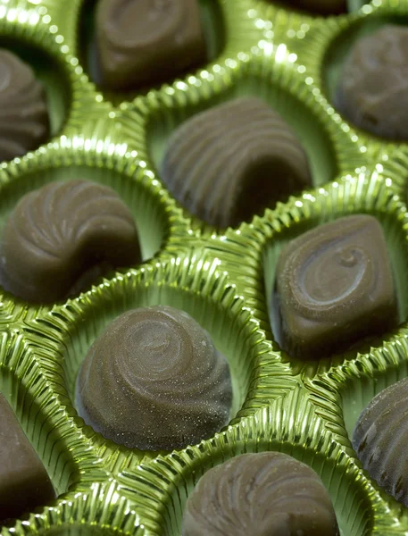Close up of chocolates box