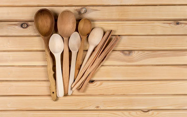 Spoons made of wood