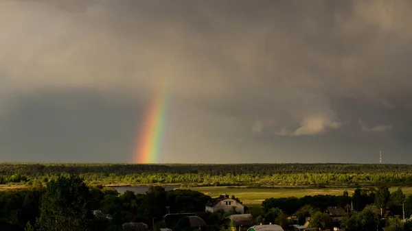 Beautiful rainbow after the rain.