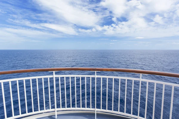 Beautiful and scenic view from a cruise ship deck