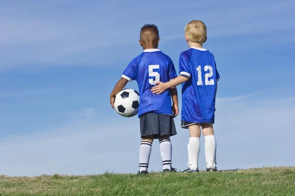 Youth Soccer Players standing together