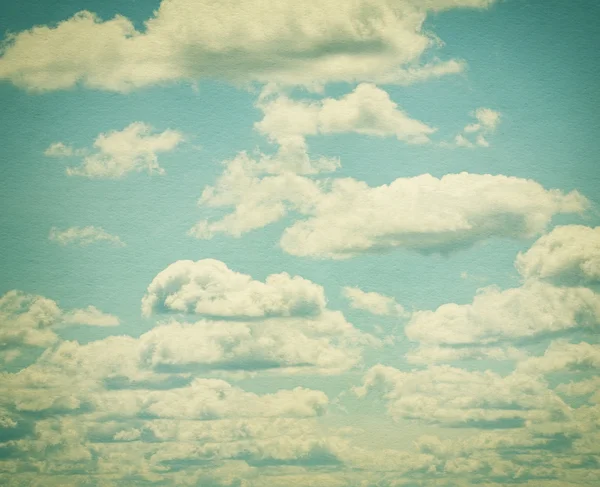 Clouds in blue sky.