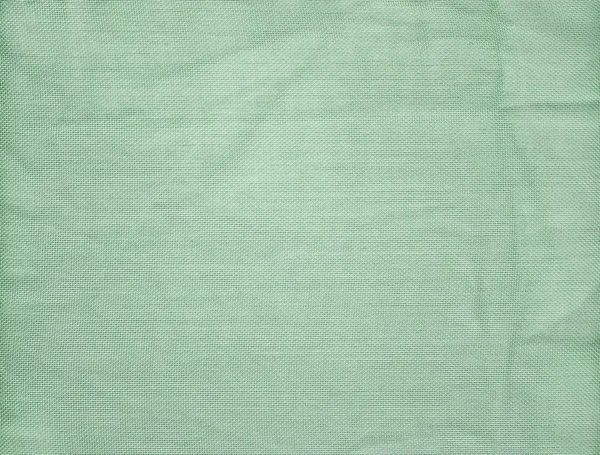 Clean light green, turquoise burlap woven fabric.