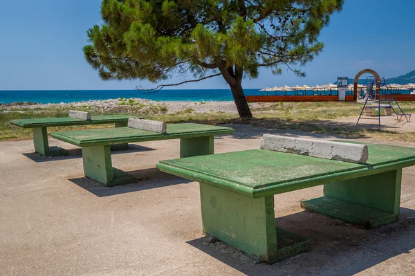 Concrete ping pong table