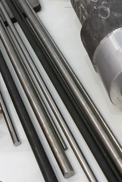 Metal rods of different diameters