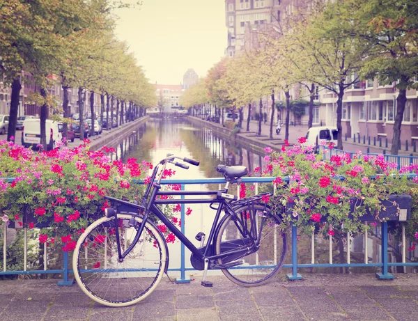 Bicycle on a bridge