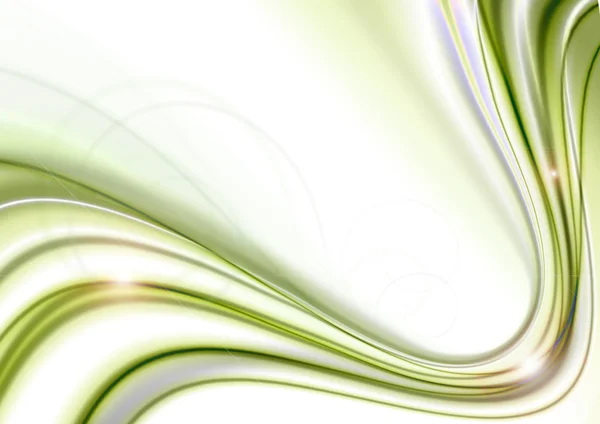 Falling curves strips and green gradient waves with spirals