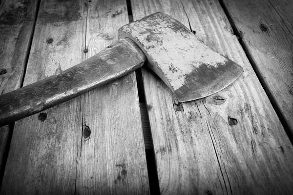 Old Axe Black and White