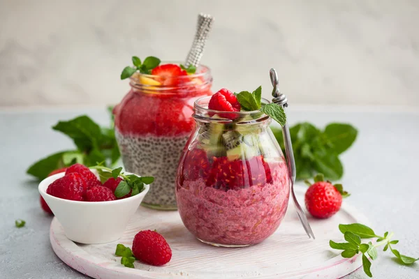 Chia seeds puddings