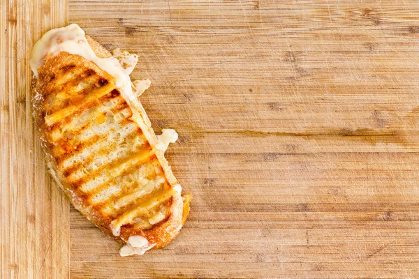 Appetizing grilled panini bread cheese sandwich