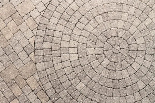 Circle Design pattern in patio paving