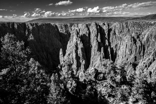 Black Canyon of the Gunnison National Park Black and white