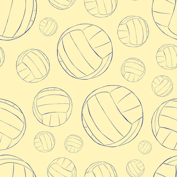 Seamless contours of volleyballs