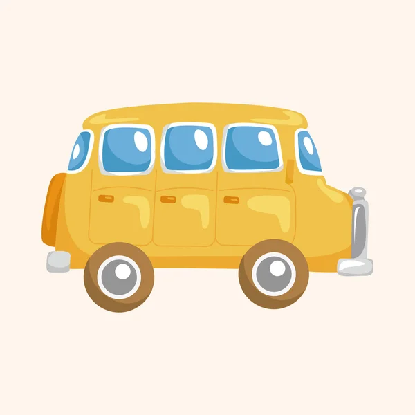 Transportation car theme elements