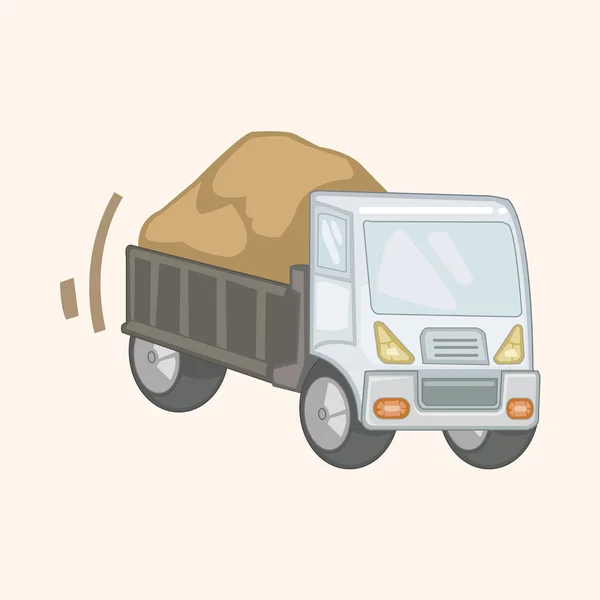 Transportation truck theme elements