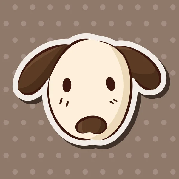 Animal dog flat icon elements, eps10