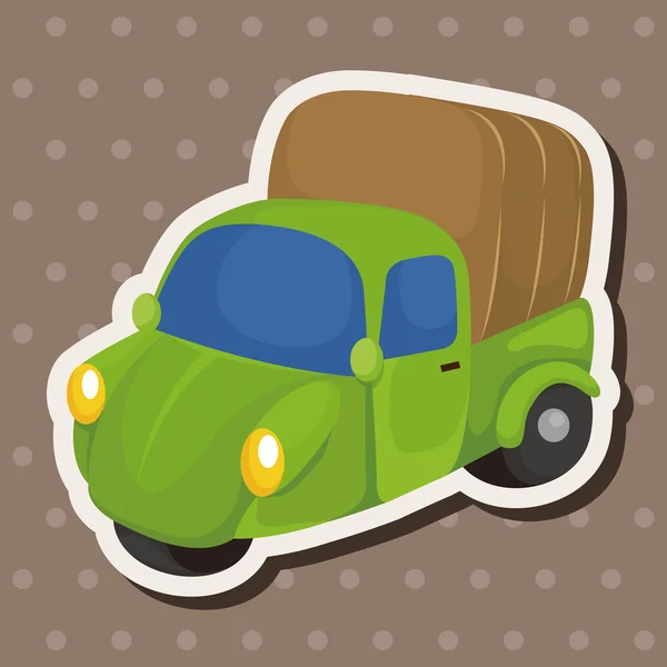 Transportation car theme elements