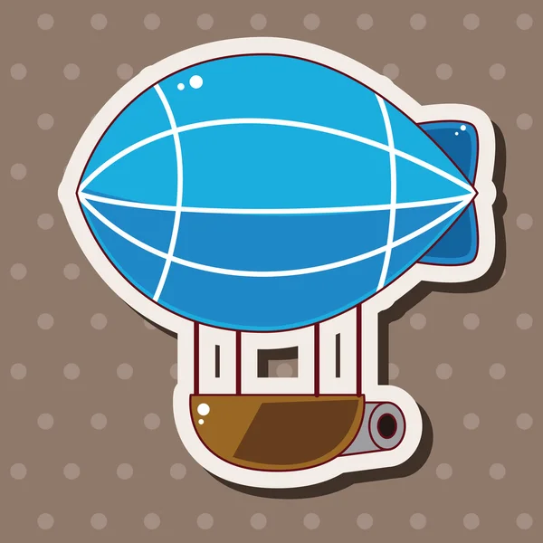 Style hot air balloon theme elements