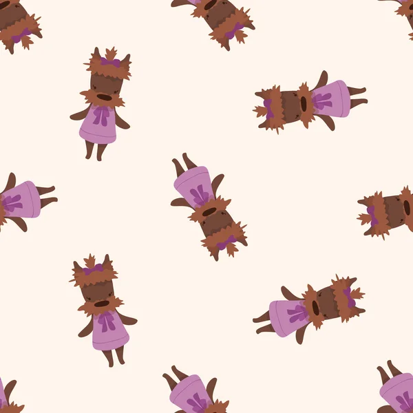 Animal dog cartoon , cartoon seamless pattern background