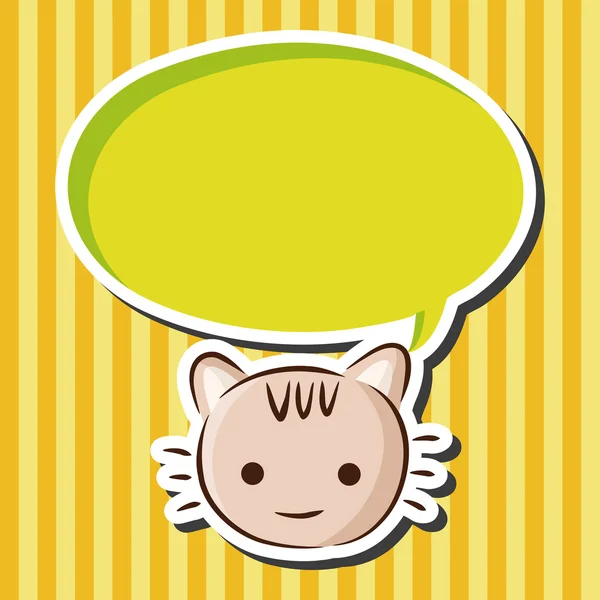 Animal cat flat icon elements, eps10