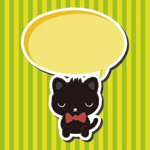 Animal cat flat icon elements, eps10