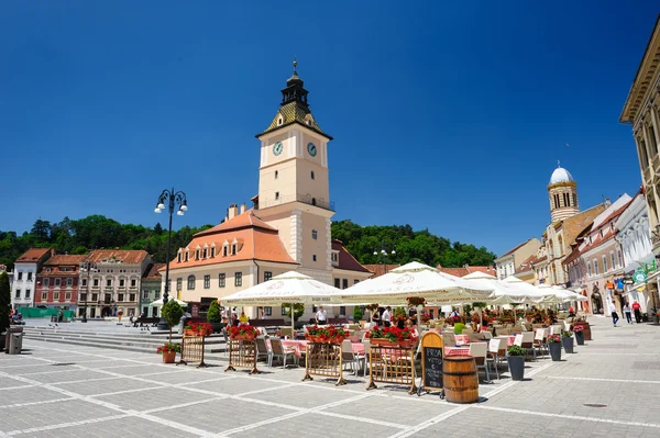 The old town hall and the council square, Brasov
