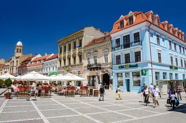 Usual day at Council Square, Brasov